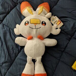 Build A Bear Pokemon Scorbunny Plush Stuffed Animal w Pajama Outfit 23"